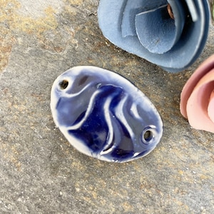 Bracelet Bar, Cuff bracelet bead, Jewelry Supply, Handmade Ceramic,  bracelet bead, Focal Bead, Beads, Bracelet connector