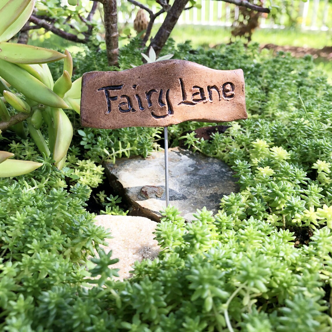 Signe de jardin de fées accessoire de fée décoration de fée Etsy France