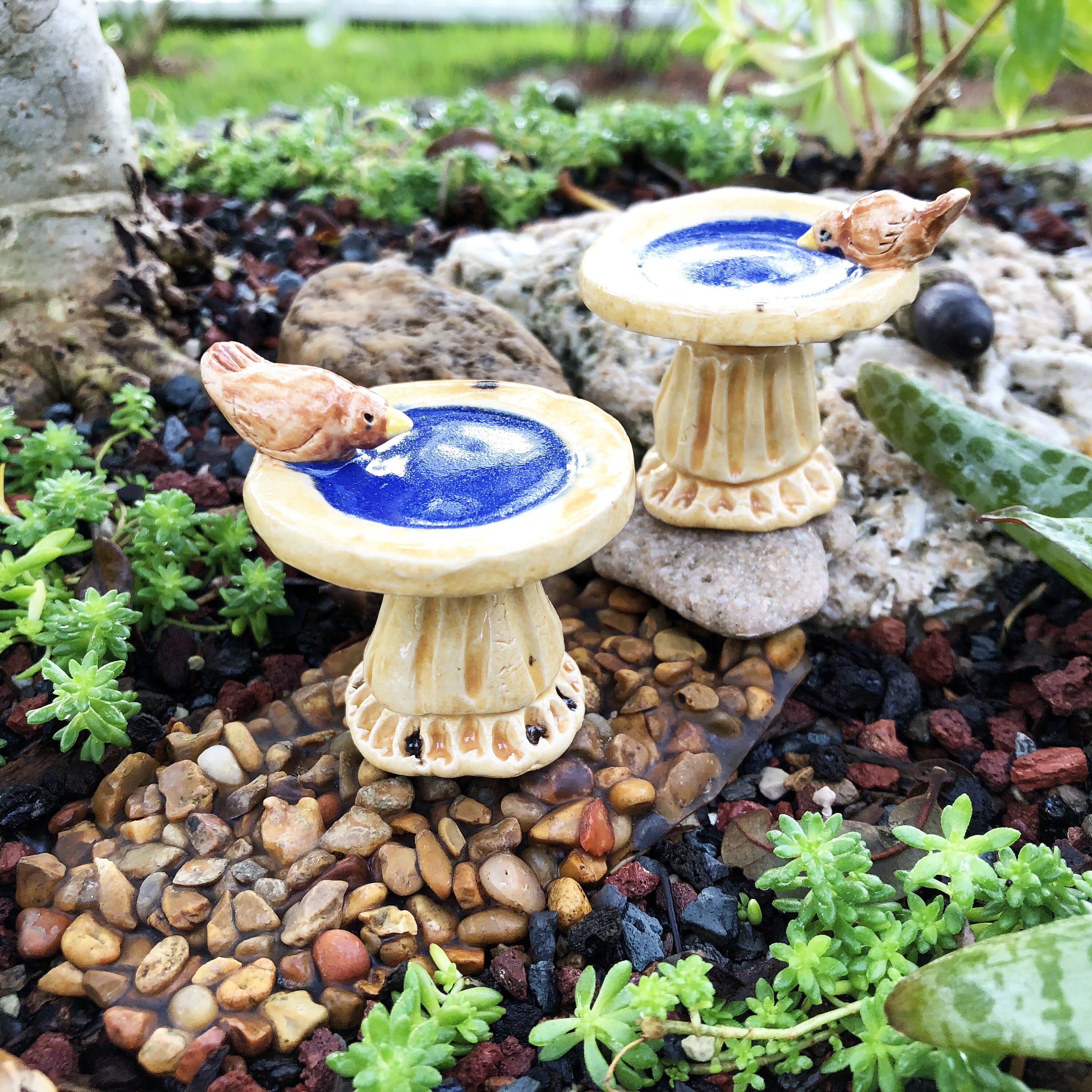 Fairy Garden Bird Bath Fairy Accessory Fairy Decor Fairy Etsy