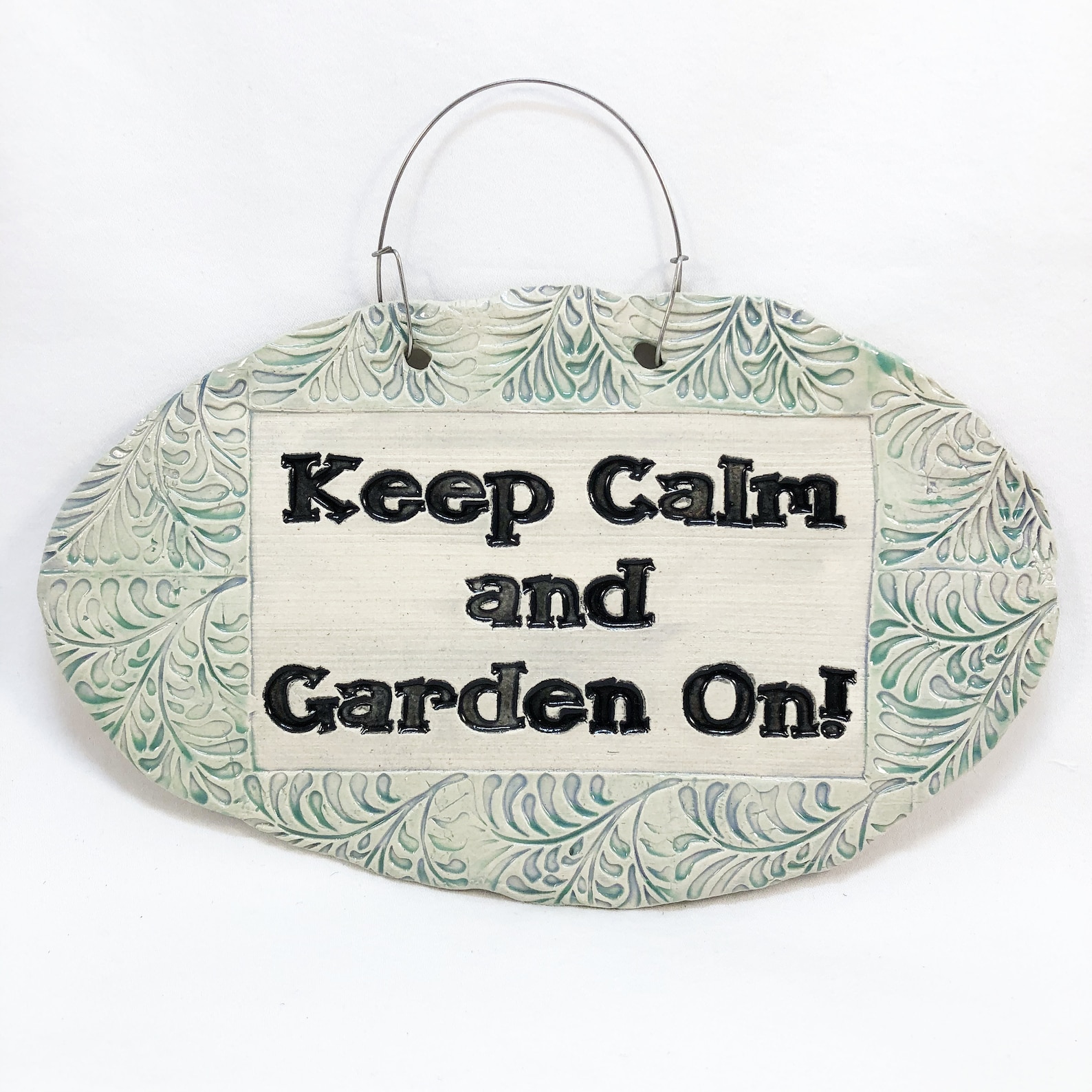 Garden Sign gardener gift inspirational plaque outdoor Etsy