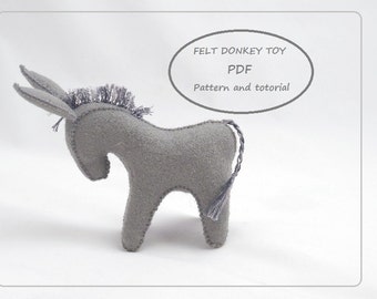 donkey pattern etsy