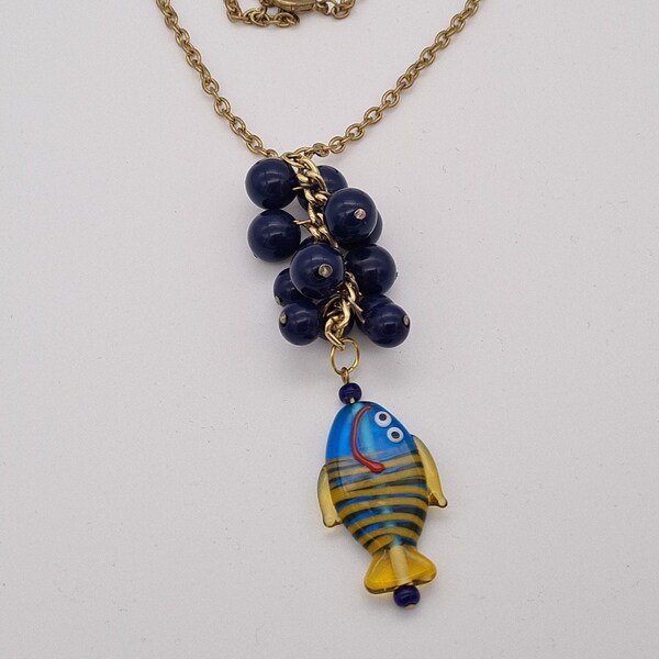 Glass Fish Beads Etsy