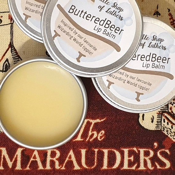ButteredBeer Lip Balm - Harry Potter inspired - Cruelty Free - Moisturising Lip Balm - AllNatural balm - Butterbeer inspired Lip treat