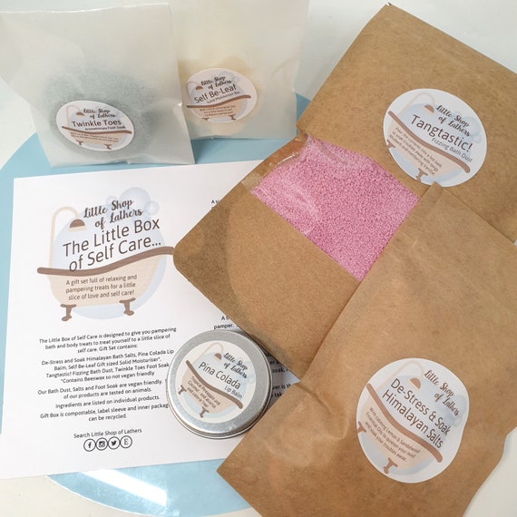 The Little Box of Self Care - Letterbox Gifts - selfcare gift set - Bath and body gift - Aromatherapy Giftset - Treat yoself Pamper Pack