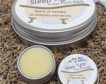 Sleep Tight Pulse Point Balm **Super Size for regular users**  - Temple balm - natural sleep aid - soothing night time balm - help sleeping