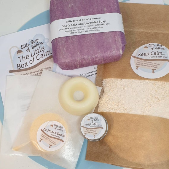 The Little Box of Calm - Letterbox Gifts - Calming gift set - Bath and body Calm giftset - Aromatherapy Giftset - Treat yoself Pamper Pack