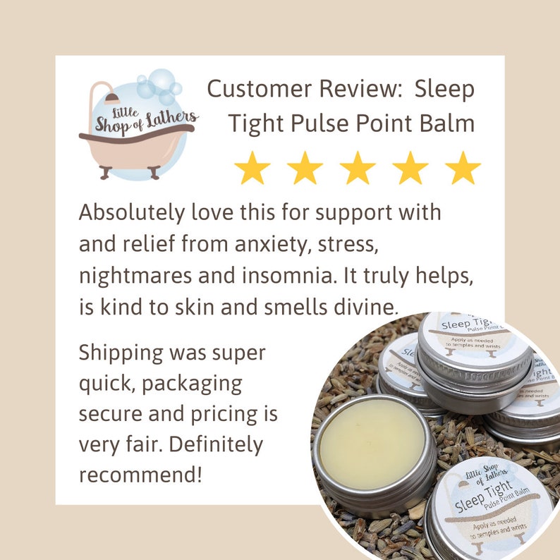 Pulsepoint Balm Sleep Tight Pulse Point Balm **super Size for Regular Users** - Temple ...