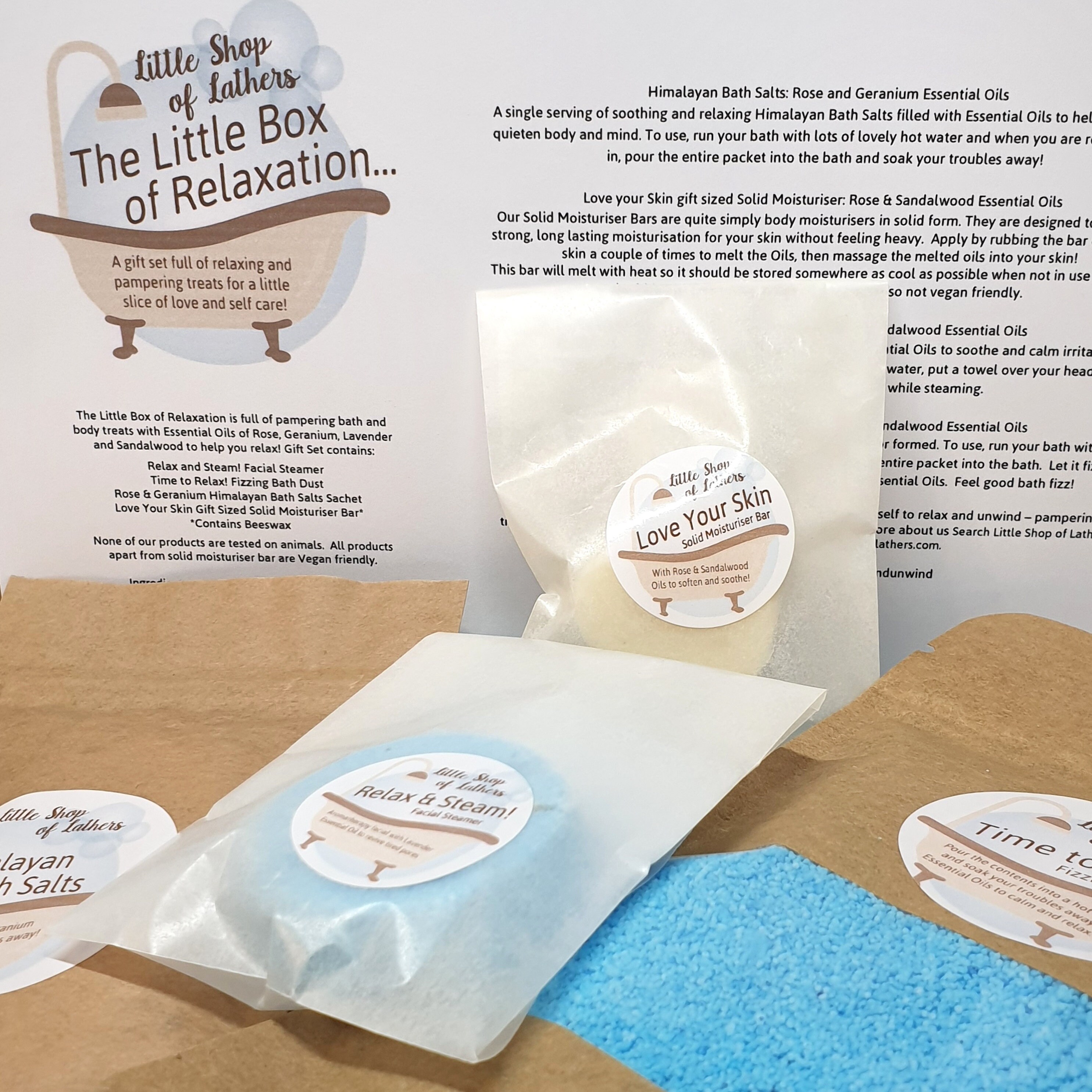 The Little Box of Relaxation - Letterbox Gifts - Self Care - Relax Gift ...