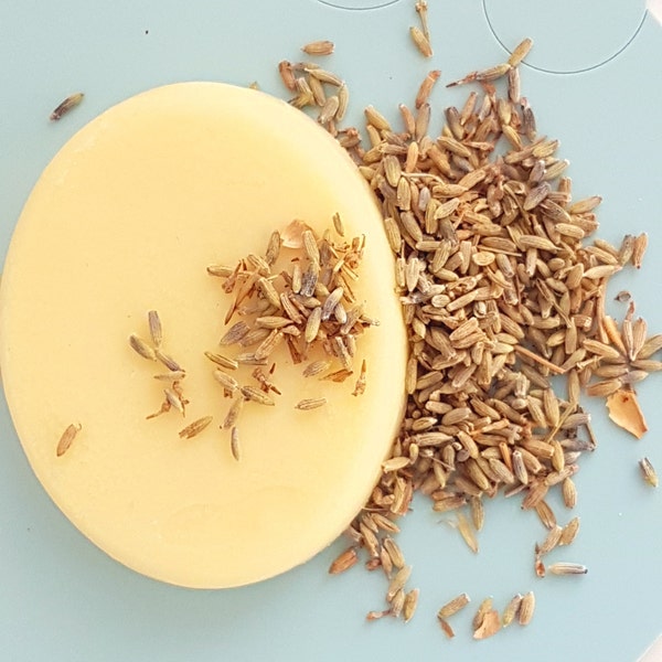 Lavender | Sandalwood Dry Skin Moisturiser - Softening - Solid Moisturizer bar - Relaxing - Help to Sleep - Preservative | Palm Oil Free
