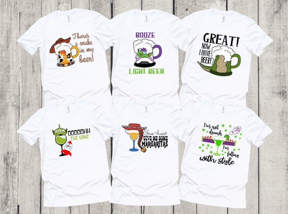 Toy Story Food Wine Matching Shirts Festival Drinking Around