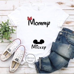 Mommy and Mickey Baby Maternity Shirt -Disney Pregnancy - Pregnancy Shirt - Bump Shirt -  - Disney Shirt - Inspired - Magical