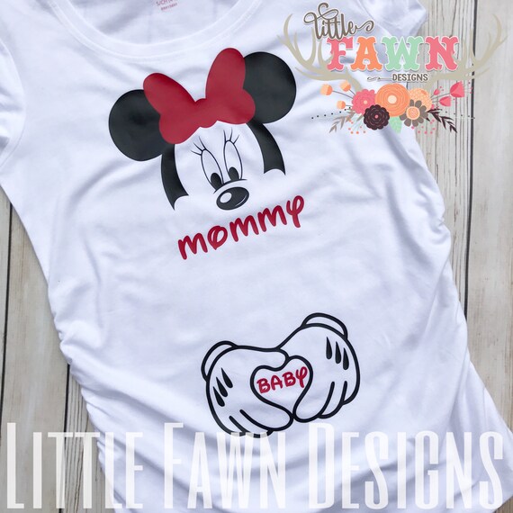 minnie mouse maternity shirt