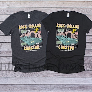 Vintage Rock n Roller Coaster Shirt, Inspired, Magical, World, Hollywood Studios, Family, Vacation, Aerosmith, Rock N Rollercoaster, Disney