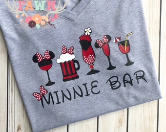 Minnie Bar T-Shirt - Disneyland - Disney World - Mickey Mouse - Minnie Mouse - Food and Wine Festival - Epcot