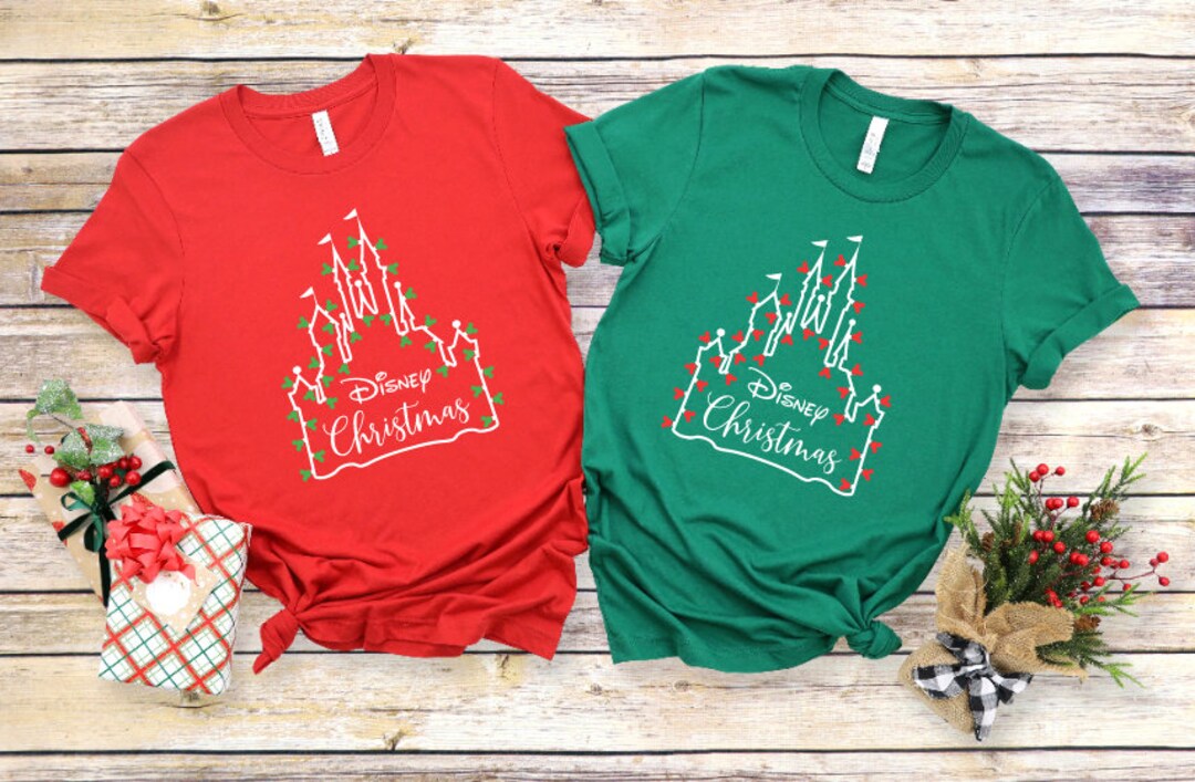 Disney Christmas Matching Family Shirts Inspired Magic Etsy
