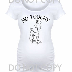 No Touchy Disney Maternity Shirt - Pregnancy, Magical , Disney Land, Emperors New Groove, Mommy, Baby, Baby Moon, Magic Kingdom, AK, HS