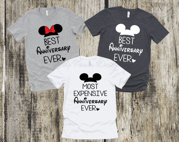 Mickey And Minnie Matching Couple Sweatshirts, Disney Anniversary Years  Couple Shirt