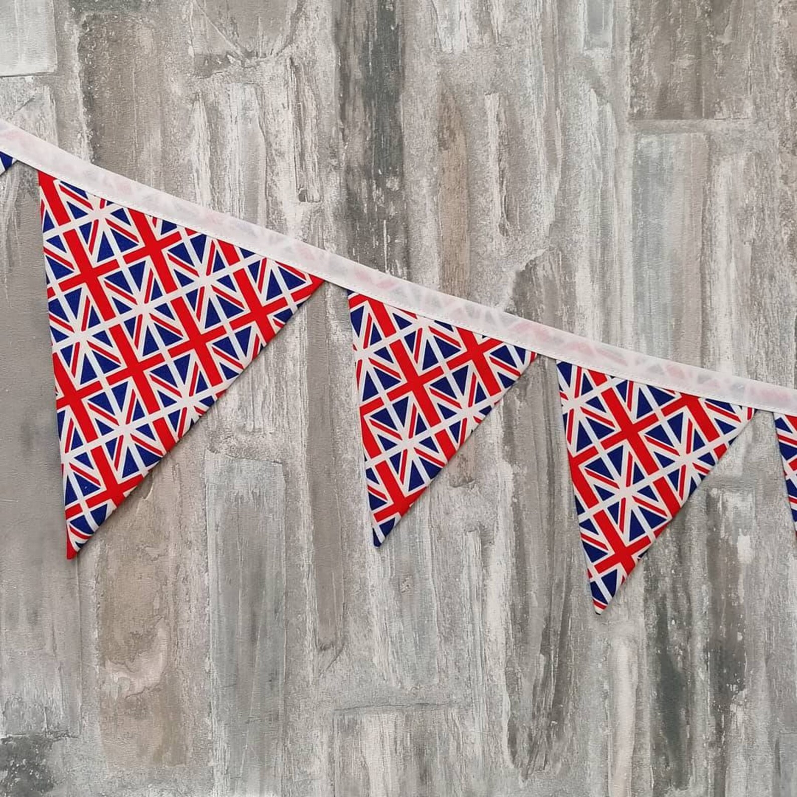 Union Jack fabric bunting Union Jack bunting Union Jack Etsy