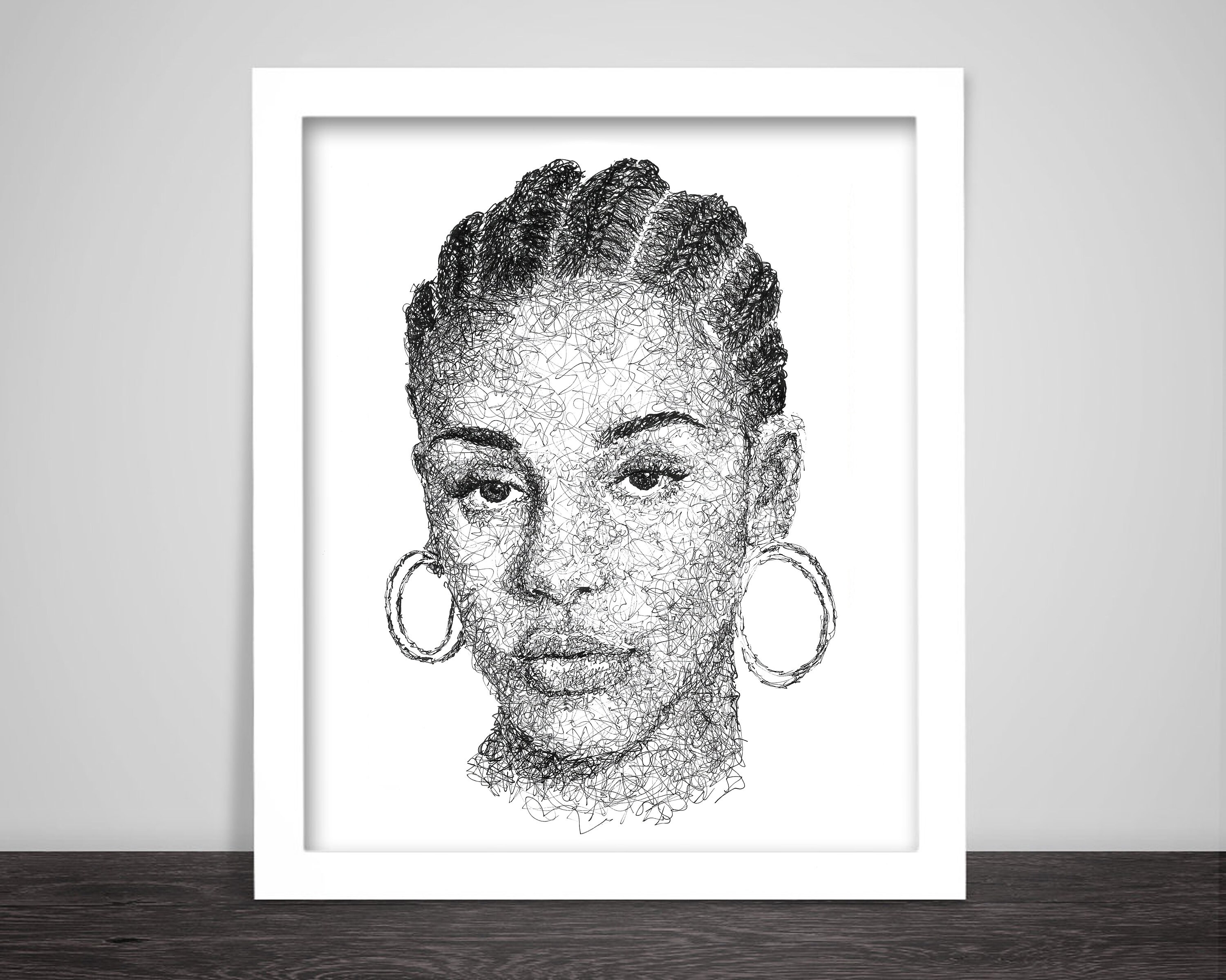 Scribbled Jorja Smith - Music poster