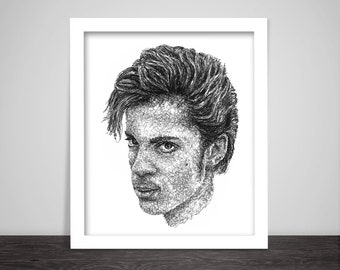 Scribbled Prince - Poster