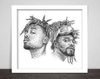 Scribbled Earthgang - Hip Hop poster