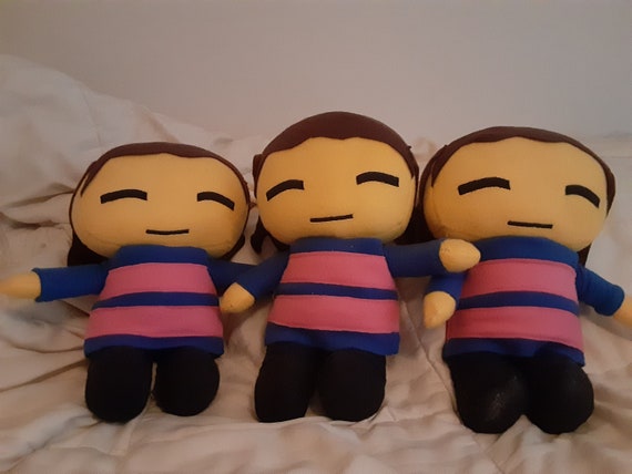 Undertale Frisk Main Character Plushie Etsy