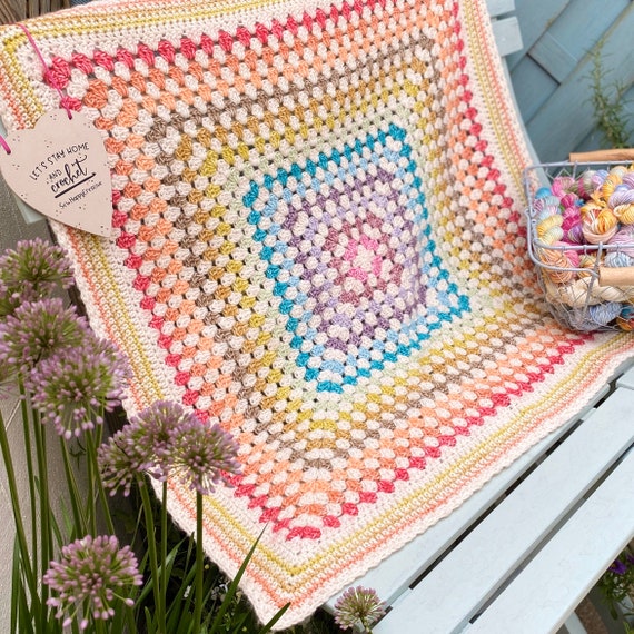 Let's Stay Home Blanket // Crochet PDF Pattern