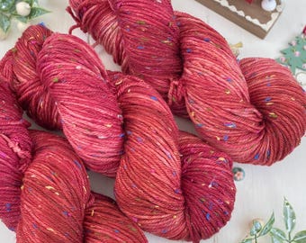 Hand Dyed Yarn Dk Donegal 100grams:Rainbow Superwash Knitting, Crochet Yarn SewHappyCreative
