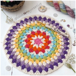 Crochet Pattern, Round Crochet Cushion, Crochet Pillow Pattern, Crochet Cushion pattern, PDF Pattern, PDF Crochet Tutorial Instant Download image 5