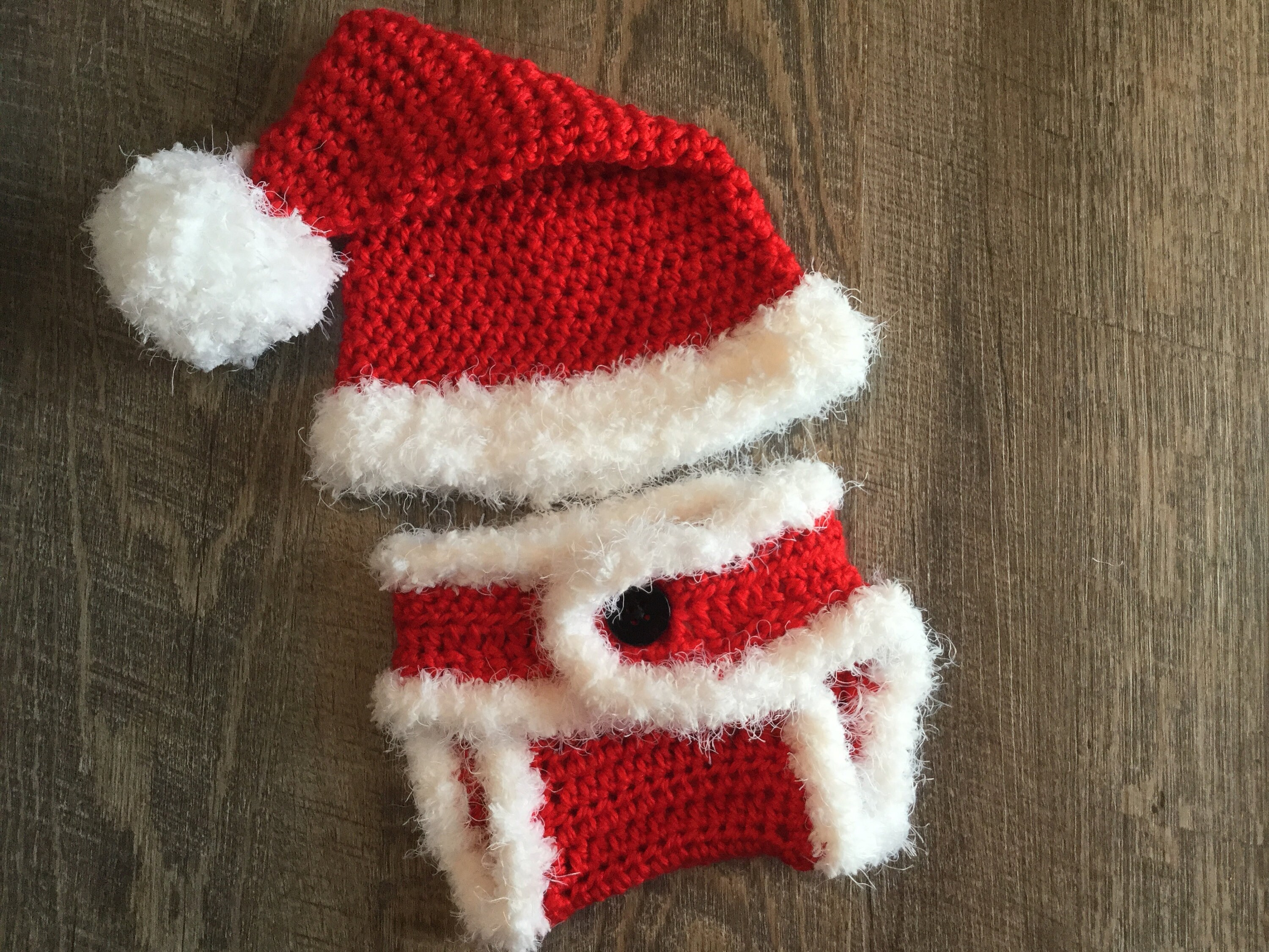 infant santa hat