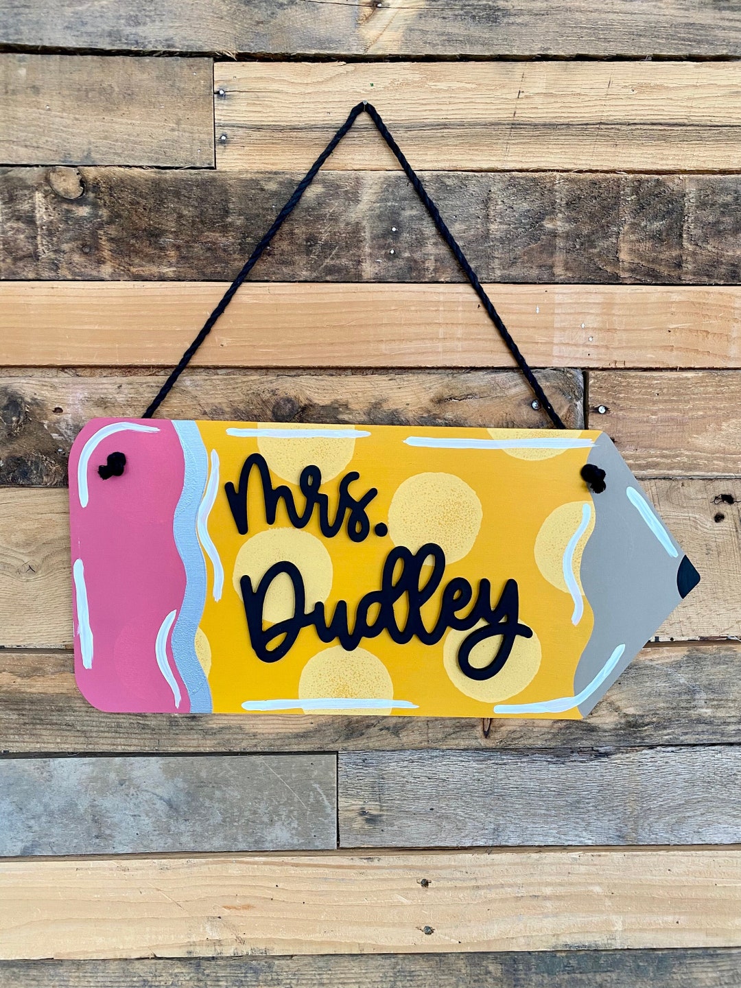 Custom Teacher Decor | Teacher Door Hanger | Classroom Decor | School ...