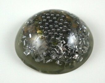 1 "Positive orgone resine creation" dome, positive orgone, sustainable epoxy resin