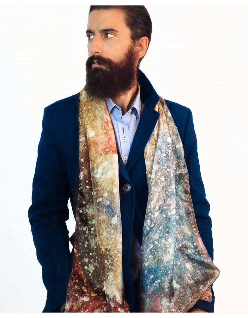 silk scarf mens