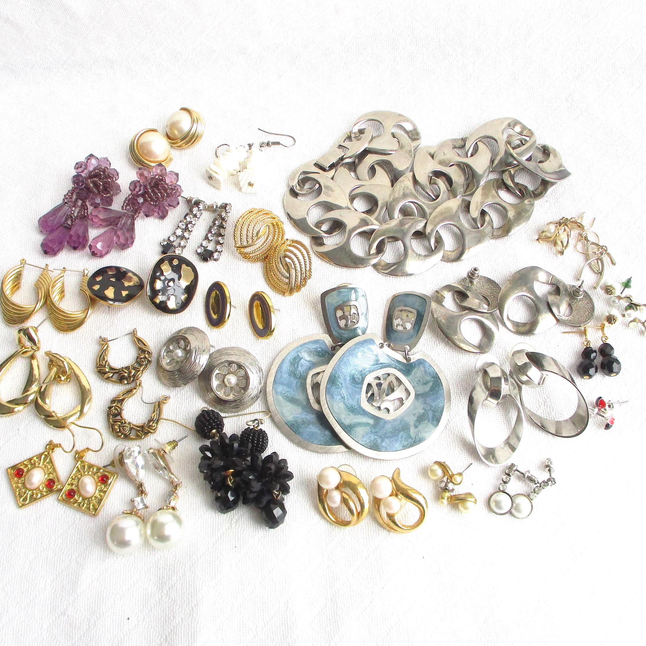 Lot De Bijoux Anciens Vintage : Bague, Collier, Pendentif - Occasion (parfait Pour Collectionneurs Ou Création)