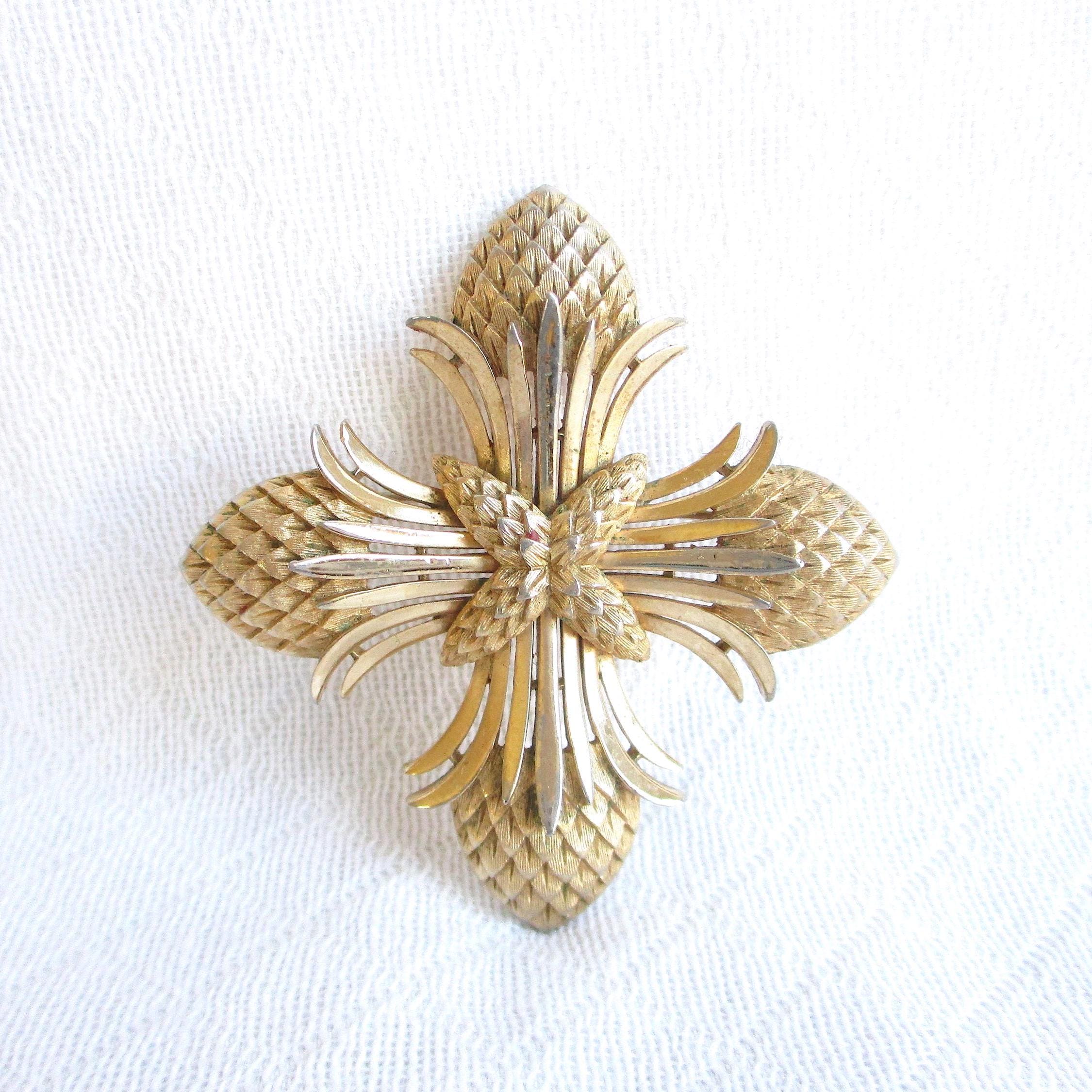 クラウン・トリファリ マルタ十字 ゴールドメタル ヴィンテージ