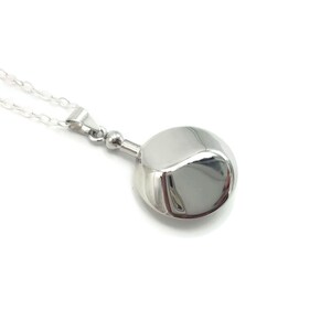 Unique Cremation Jewelry, Urn Necklace in Sterling Silver, Ashes Necklace for Human Ashes, Pet Ashes Urn Necklace