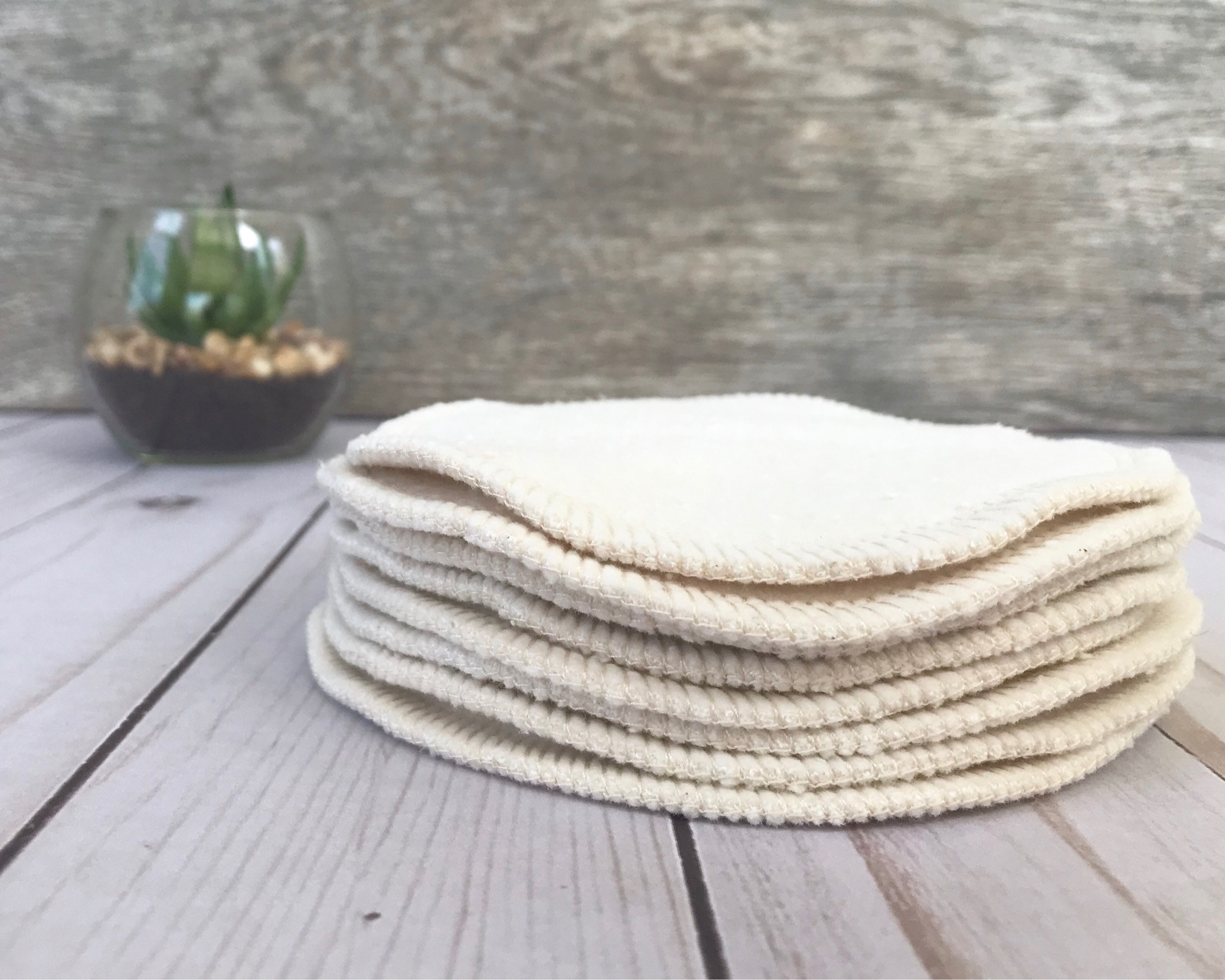 6pcs Pure Cotton Antibacterial Face Towel Square Block Edging