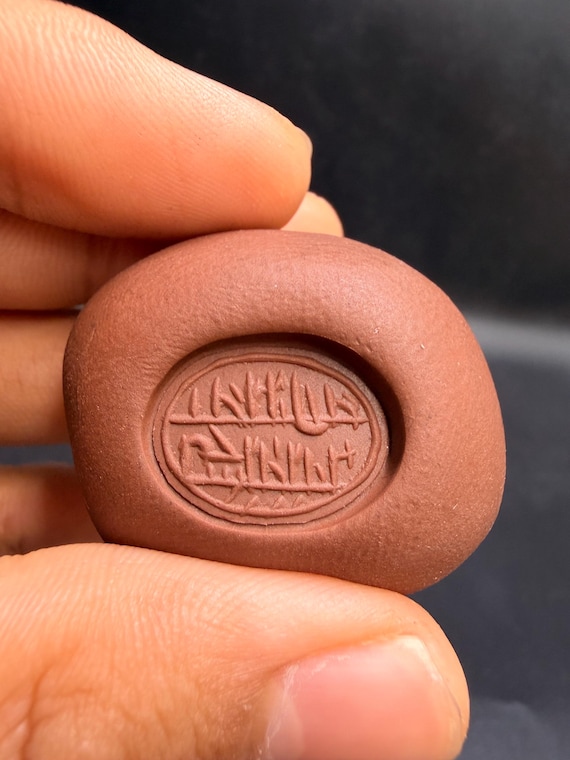 Islamic inscribed red agate ring – silver handcra… - image 6