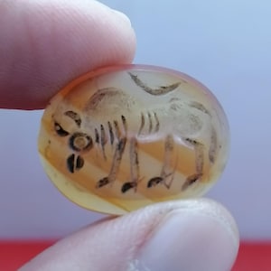 Ancient Roman agate seal intaglio stone cabochon