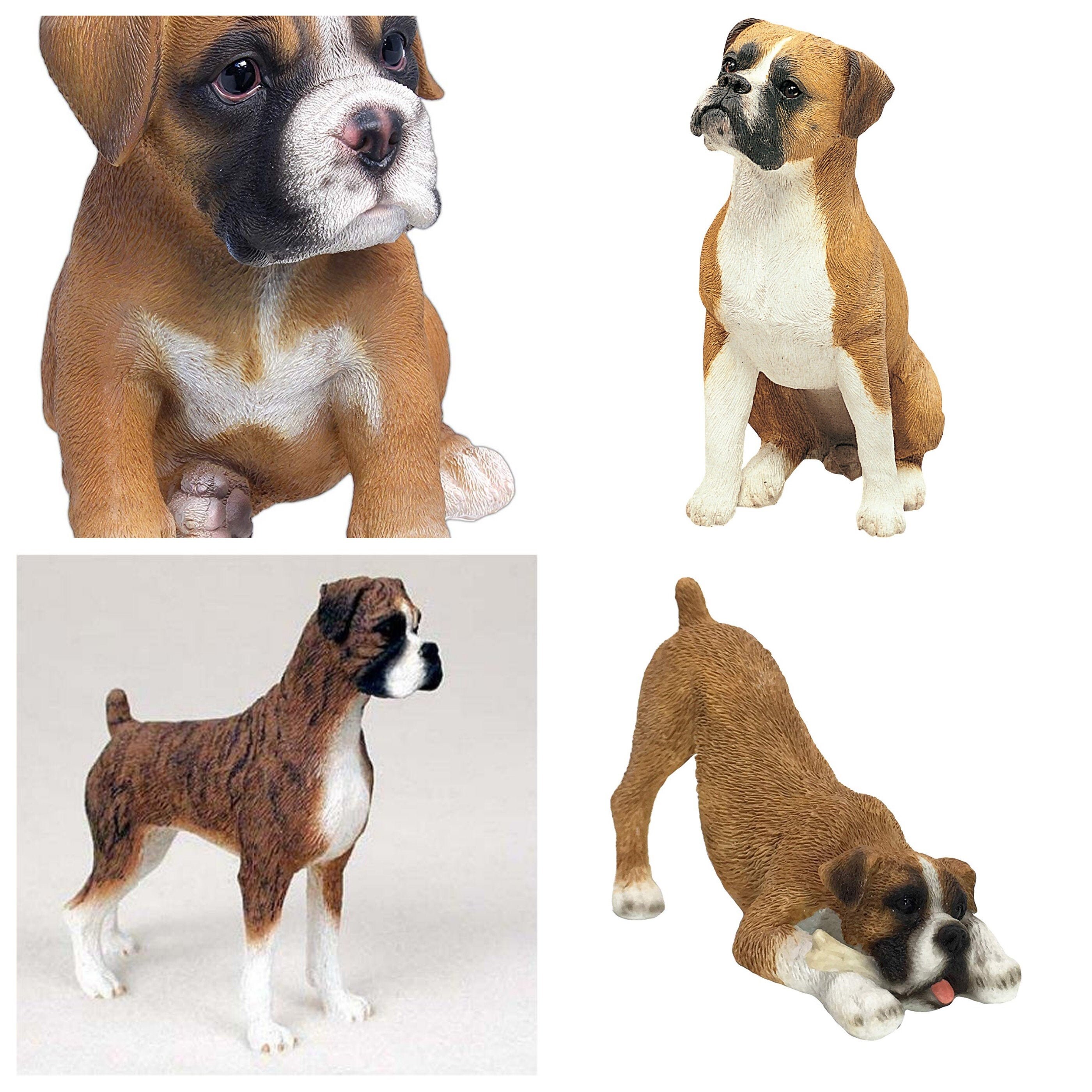 boxer dog figurines collectables