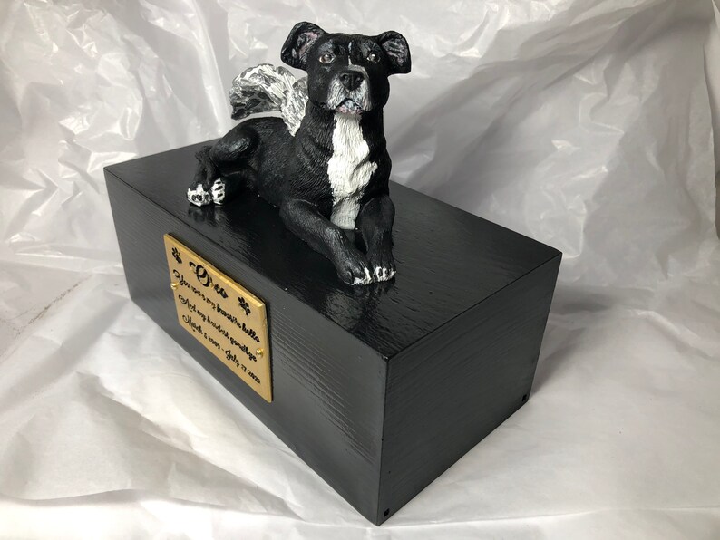 Custom Engraved Urn Pit Bull Staffordshire Terrier Pet Etsy
