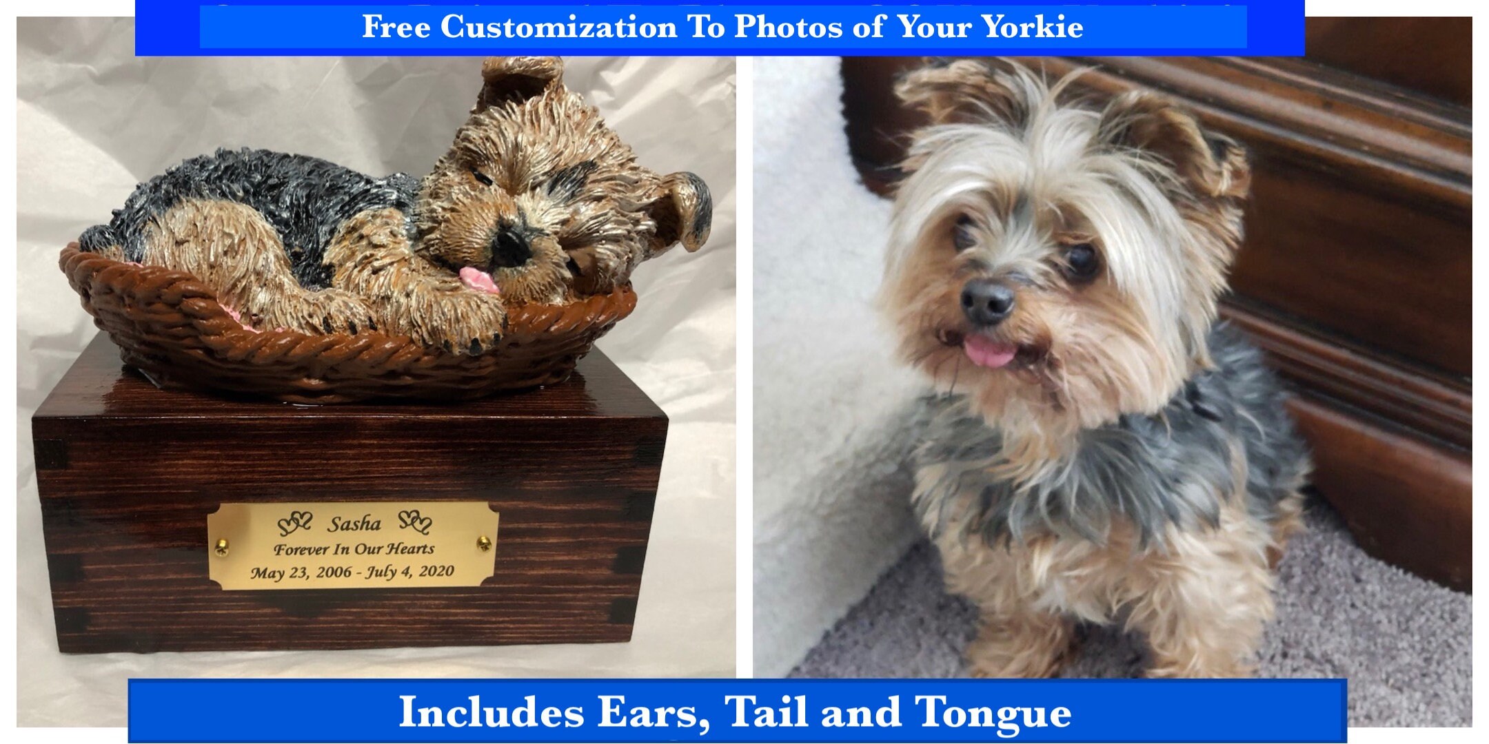 yorkshire terrier urn
