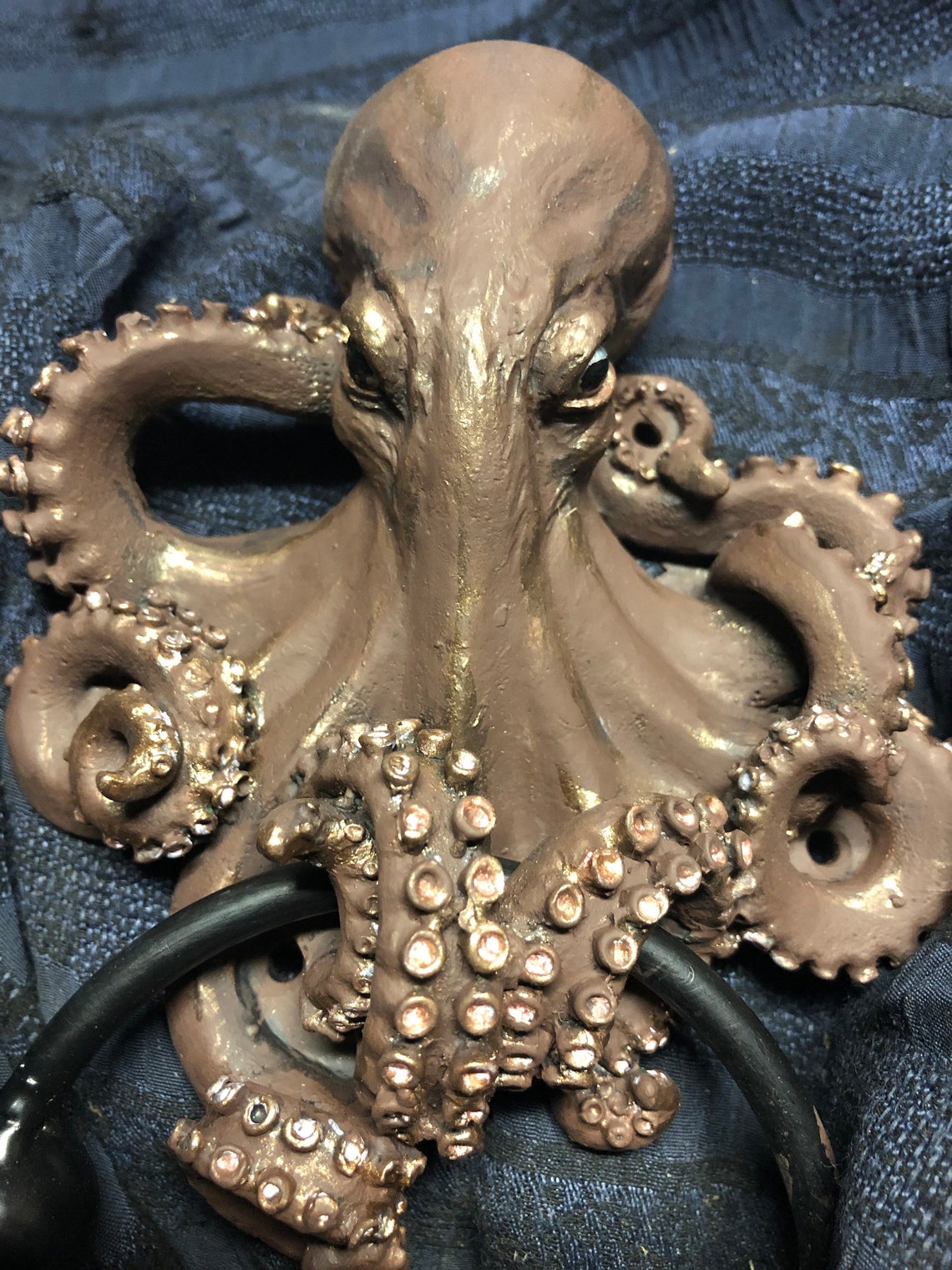 Octopus Door Knocker In Your Choice Color Resin with Cast Etsy