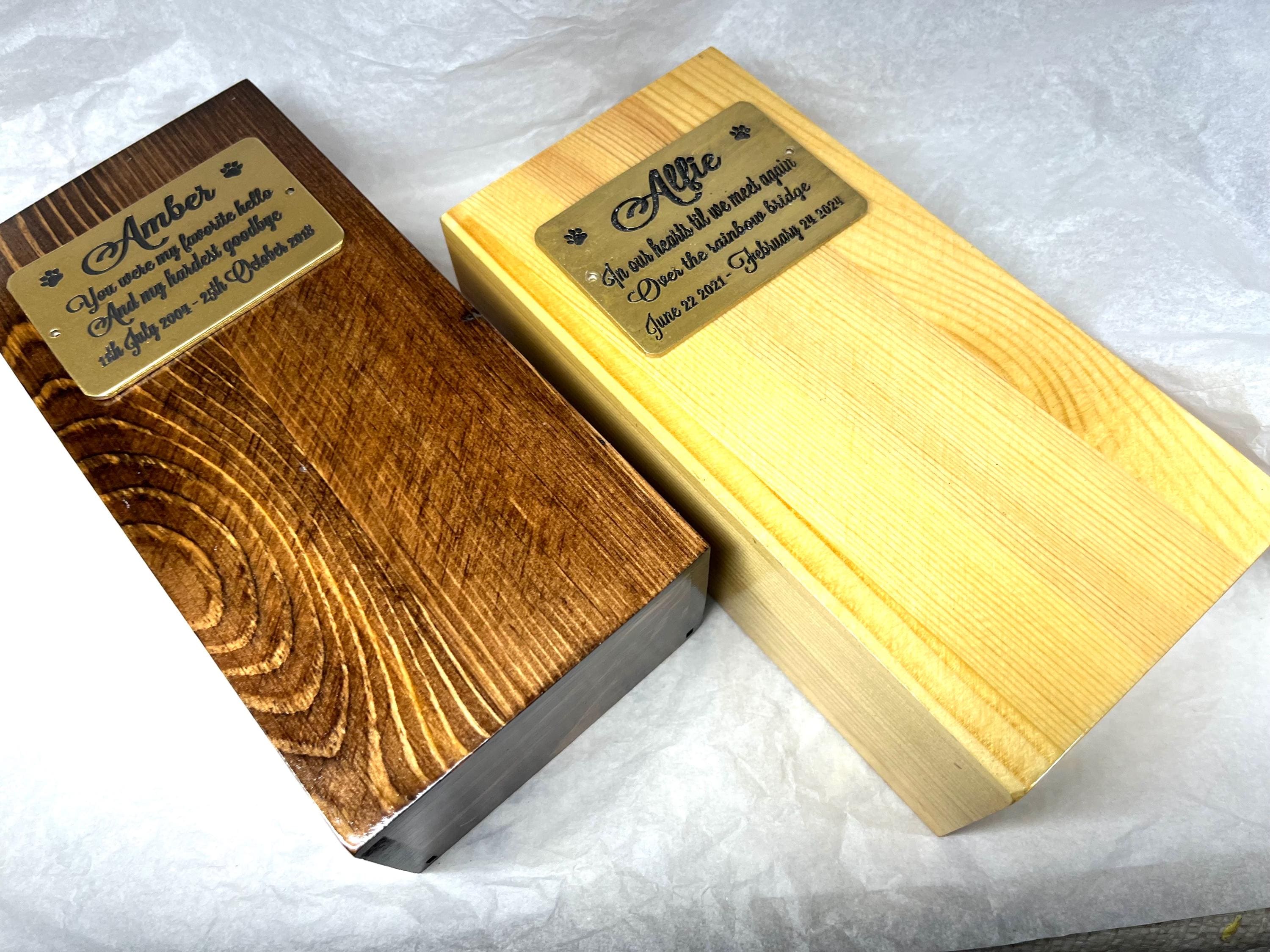 Handmade Engraved Coffin Casket Small Animal Burial For Parakeet Gecko Lizard Snake Lovebird Budgie Rat Hamster Fish