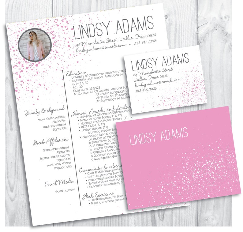 Sorority Recruitment Packet