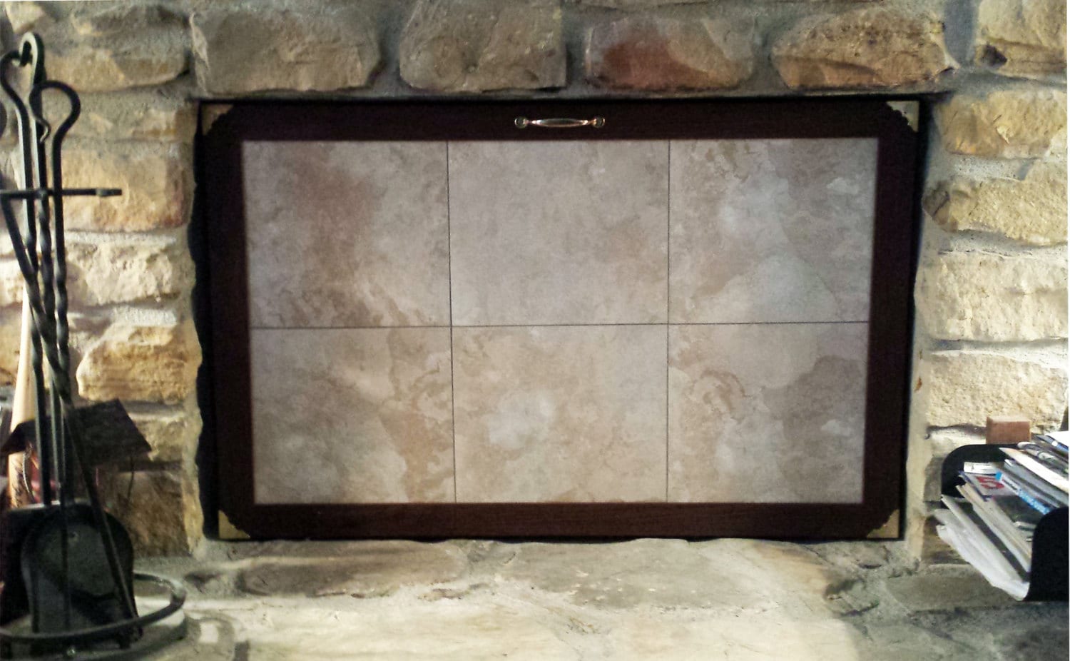 Custom Made Fireplace Cover Etsy