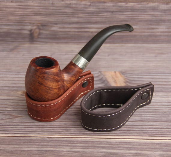 Genuine Leather Pipe stand