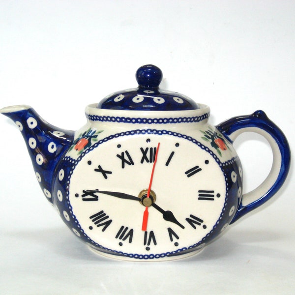 Teapot Clock Etsy
