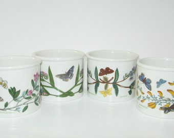 Portmeirion BOTANIC GARDEN Drum Shape Planter Plant Pot CHOICE of Flowers/Pattern - Susan Williams Ellis England