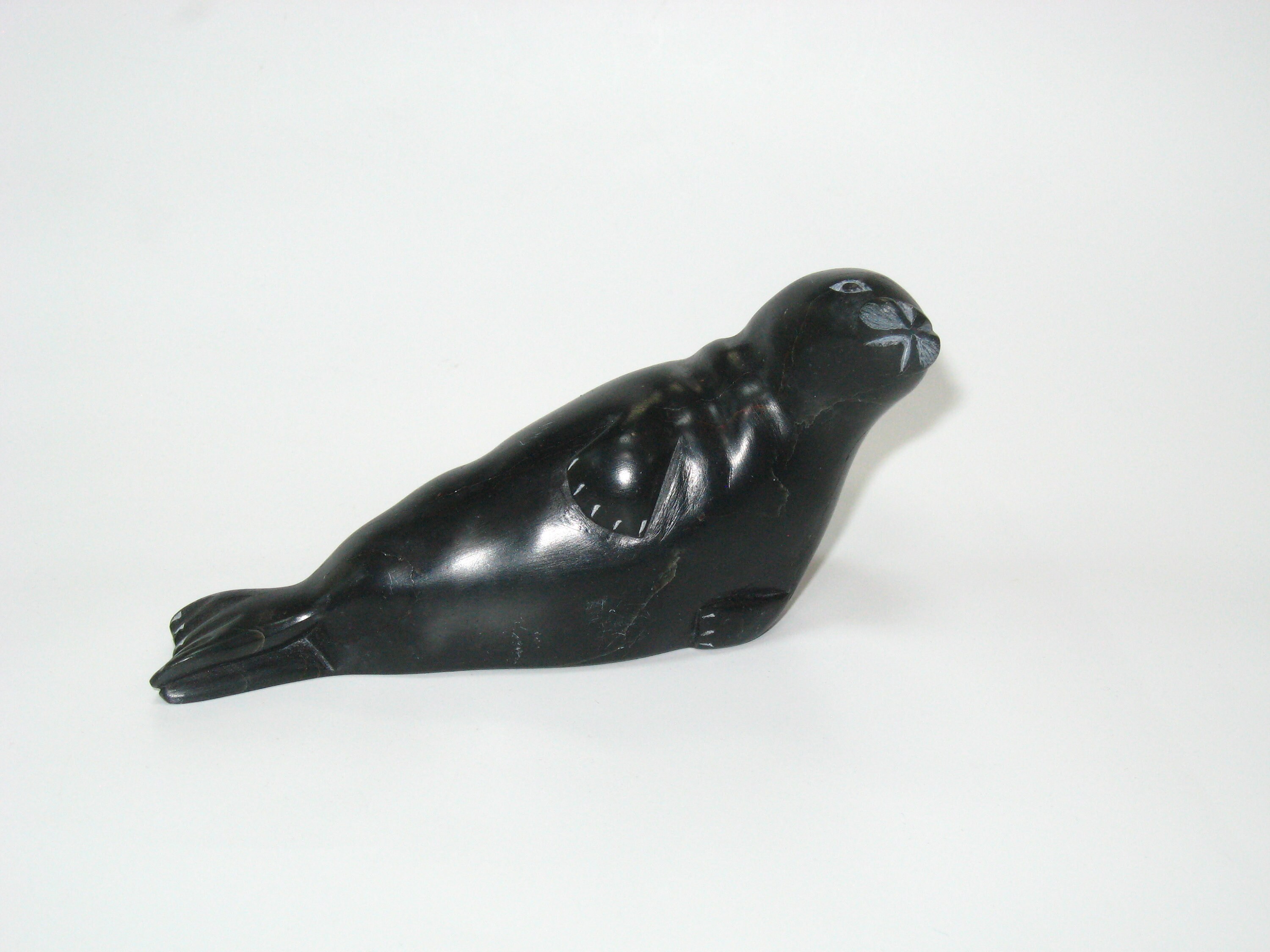 Inuit Canadian 'eskimo Art Esquimau' Hand Carved REAL Soapstone
